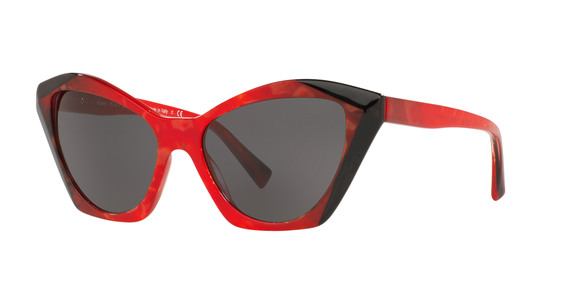 Alain Mikli Woman Sunglass A05056 AMBRETTE -  Frame color: Rouge Noir Mikli/Noir Mikli, Lens color: Grey