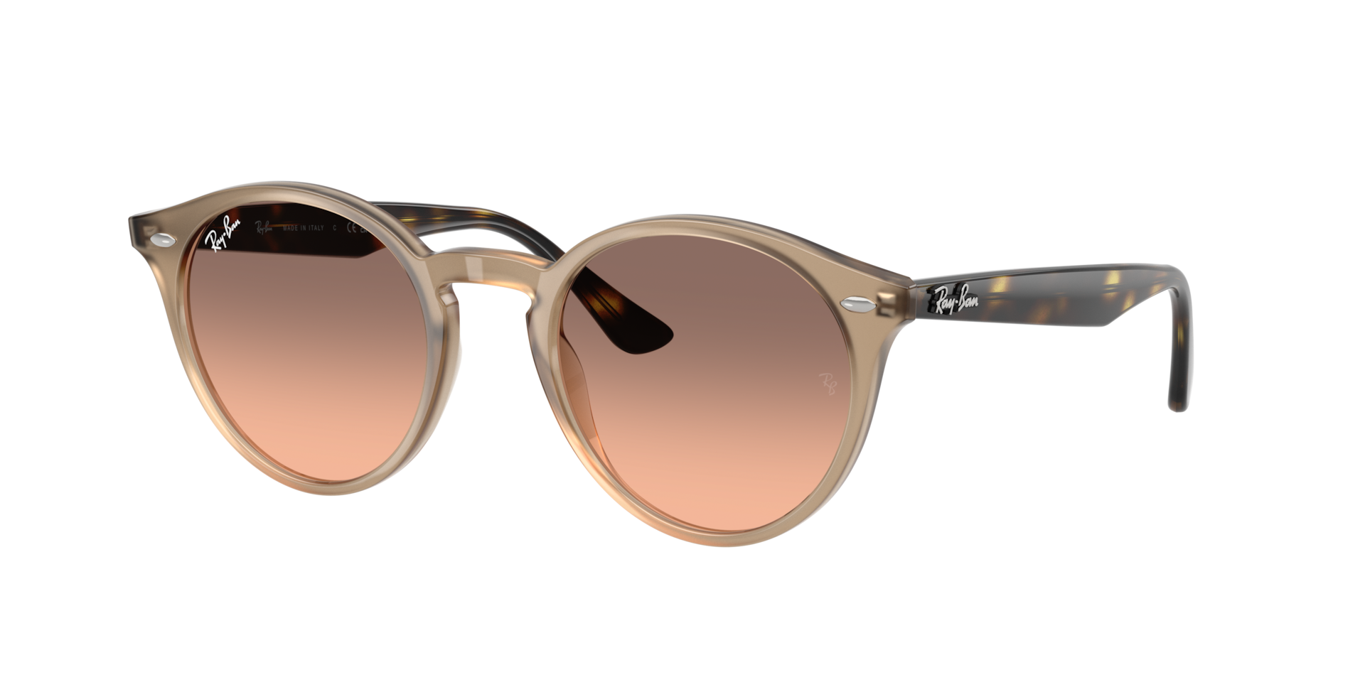 小物 Ray-Ban SUNGLASSES Ray-Ban RB2180 M (49 - 21) with Pink lenses and Beige frame