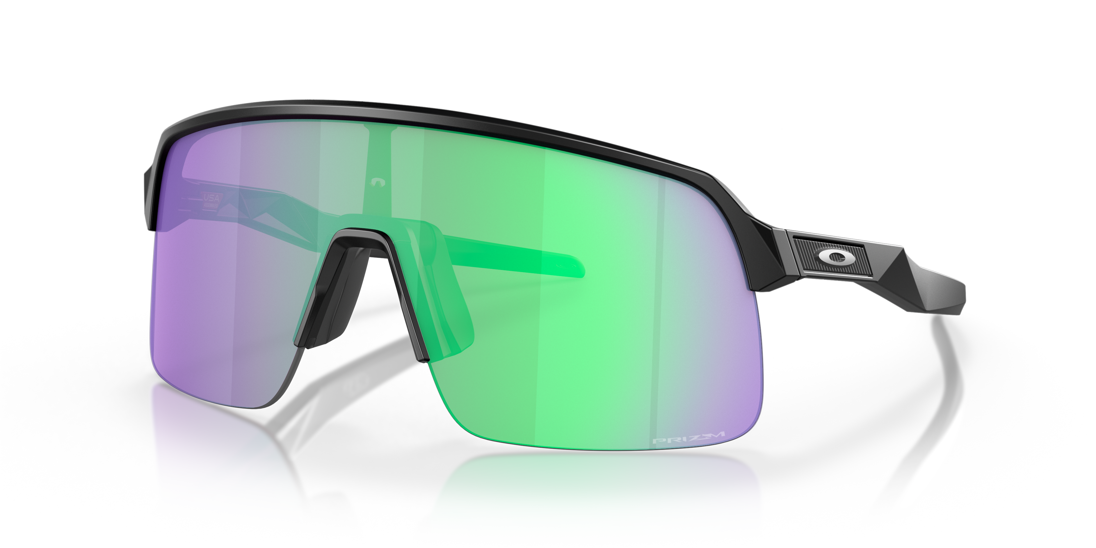 Oakley Sutro Lite M (0 - 139) with Green lenses and Black frame