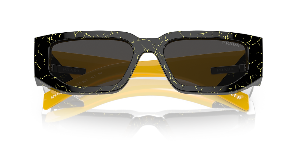 Prada PR 09ZS M (54 - 18) with Grey lenses and Black frame