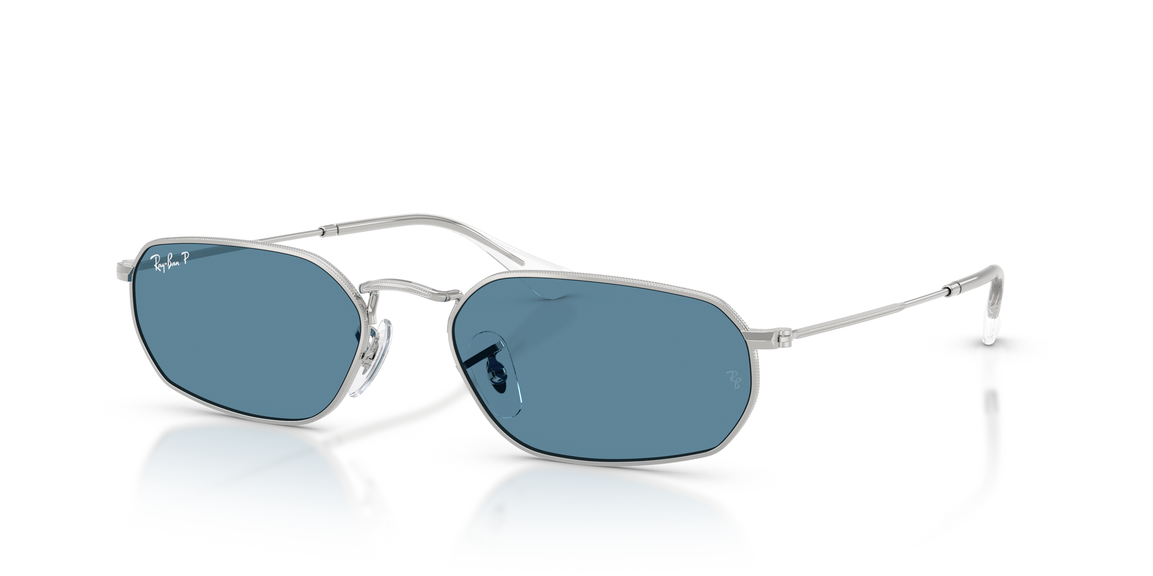 Ray-Ban RB3947 Polarized+ Lenses XL (57 - 18) with Blue lenses and