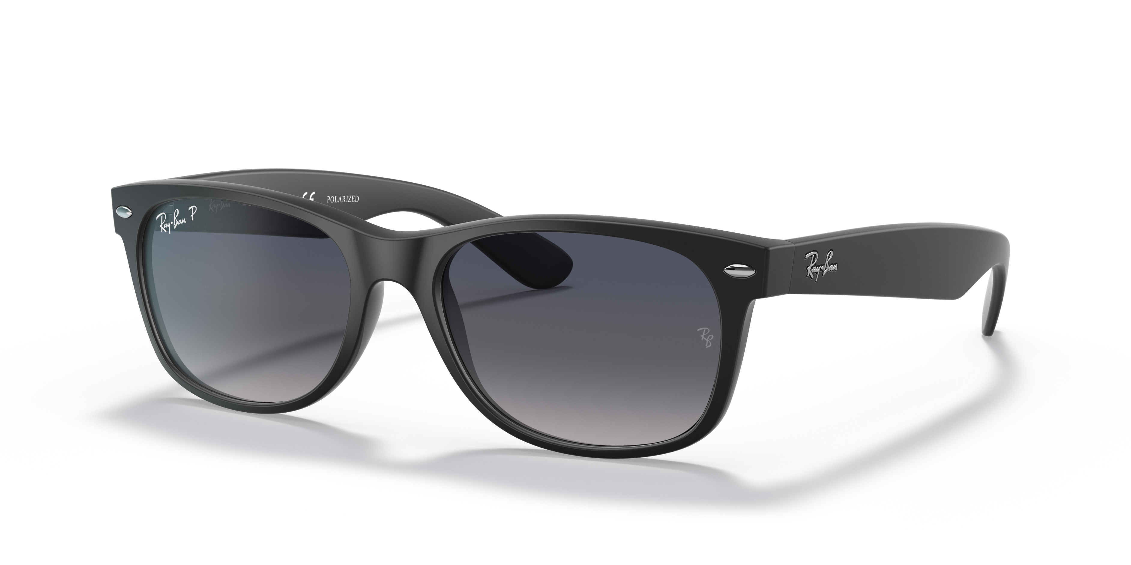 Ray-Ban New Wayfarer Classic M (55 - 18) with Blue lenses and