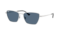 Ray-Ban Drea Bio-Based XXL (56 - 18) with Grey lenses and Silver