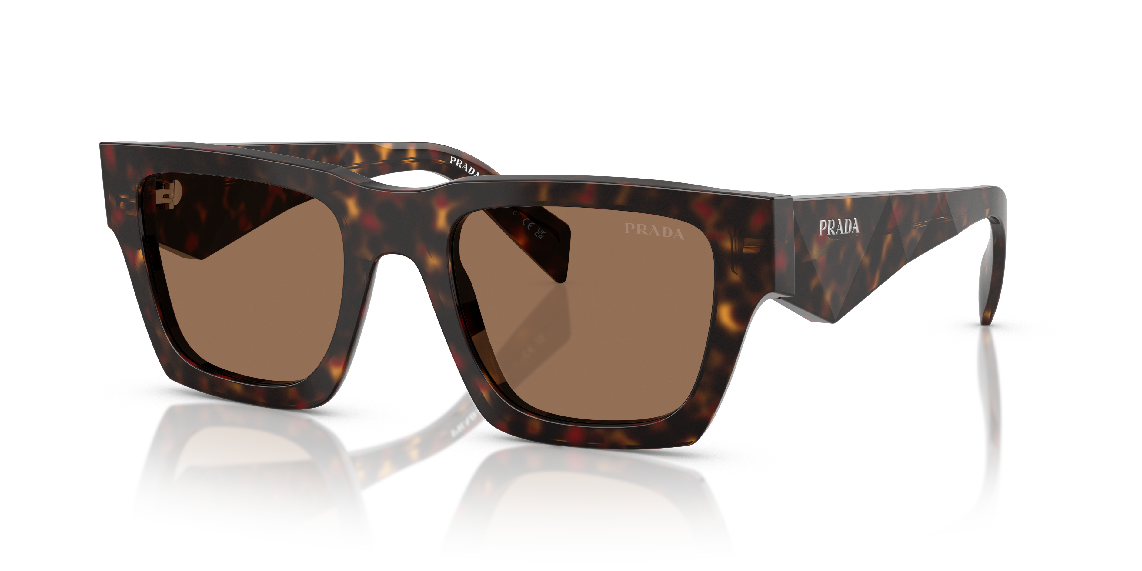 Prada PR A06S M (50 - 21) with Brown lenses and Tortoise frame