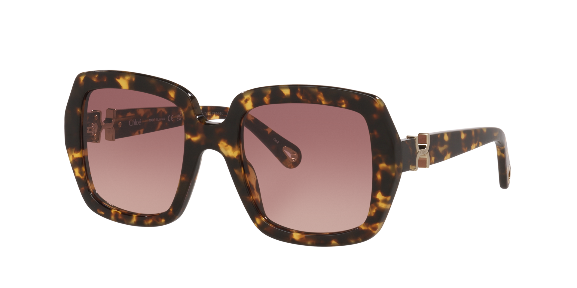 Chlo Femme Sunglass CH0301S - Couleur du Monture caille Couleur de Lentille Dgrad Rouge 360 €