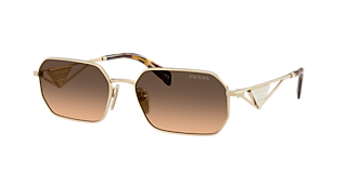 Prada PR A08S M (56 - 20) with Brown lenses and Violet frame  display picture 3