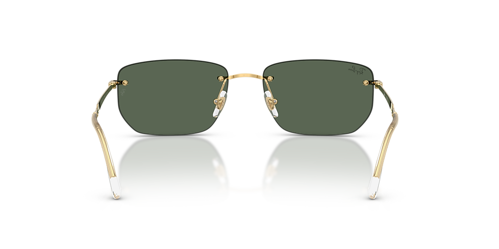 Ray-Ban RB3768 M (56 - 17) with Green lenses and Gold frame