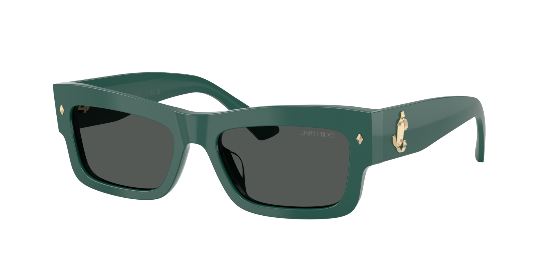 Jimmy Choo Woman Sunglass JC5063U -  Frame color: Dark Green, Lens color: Dark Grey
