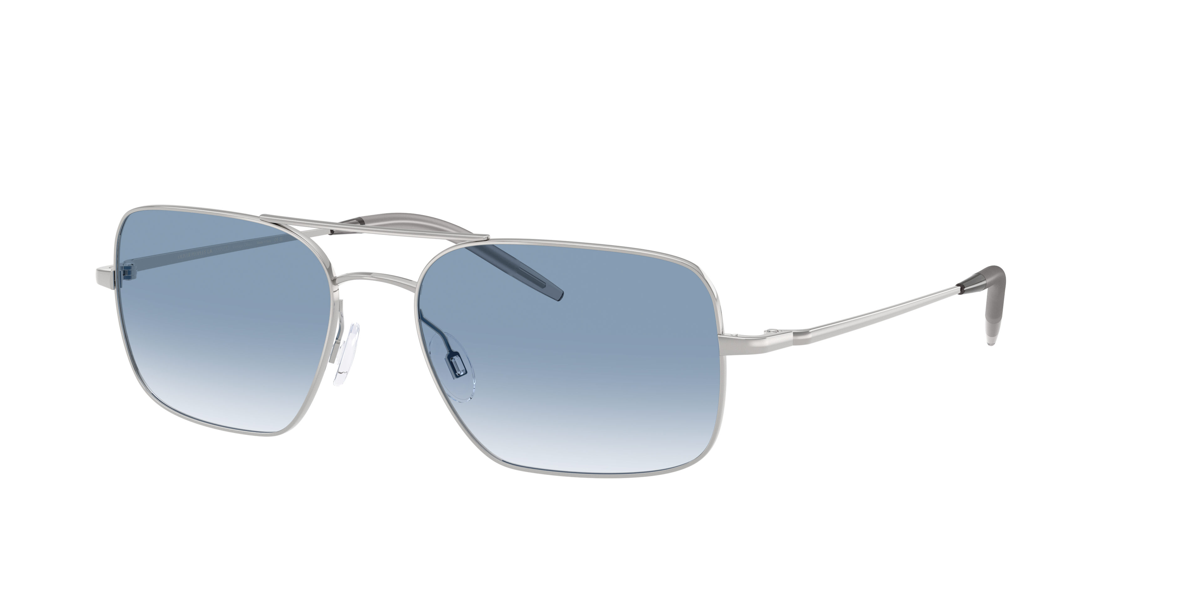 Oliver Peoples Unisex Sunglass OV1373S Victory II -  Frame color: Silver, Lens color: Ocean Gradient