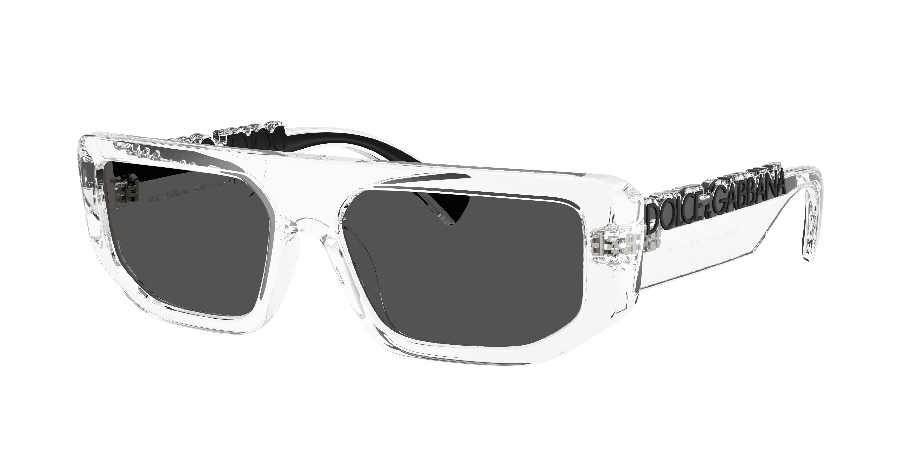 Dolce&Gabbana Unisex Dunkelgrau Sunglass Dg6203 - Rahmenfarbe: Kristall, Linsenfarbe: