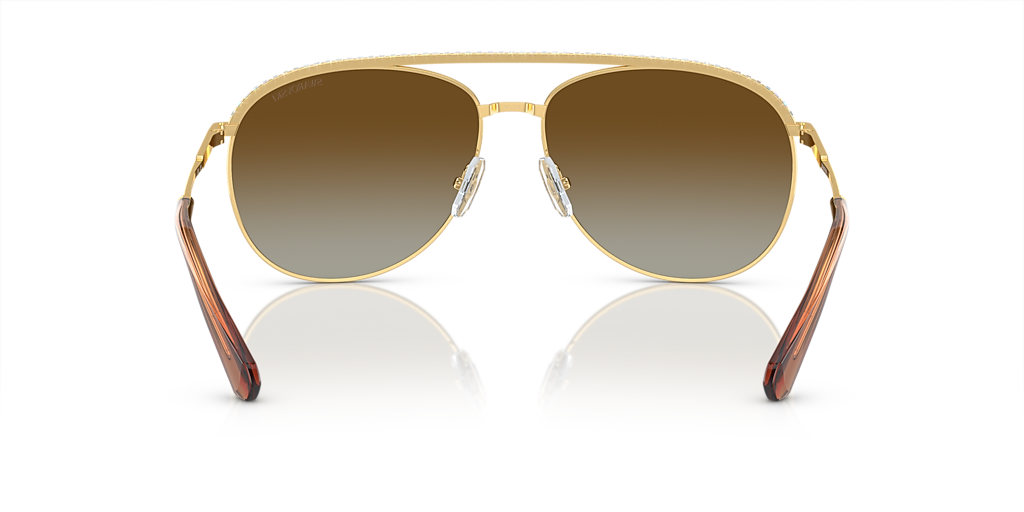 Swarovski SK7005 XL (61 - 15) with Brown lenses and Gold frame