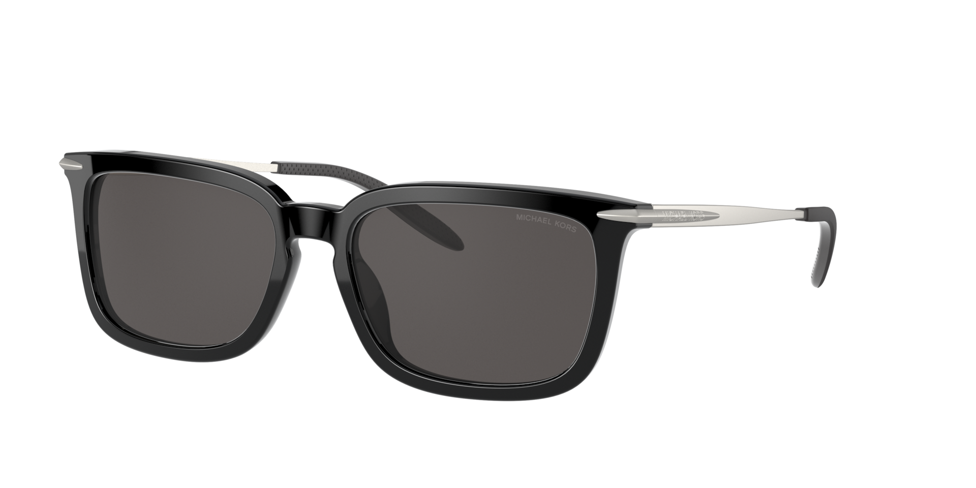 Michael Kors Homme Sunglass Colburn - Couleur du Monture: Noir, Couleur de Lentille: Gris foncé uni