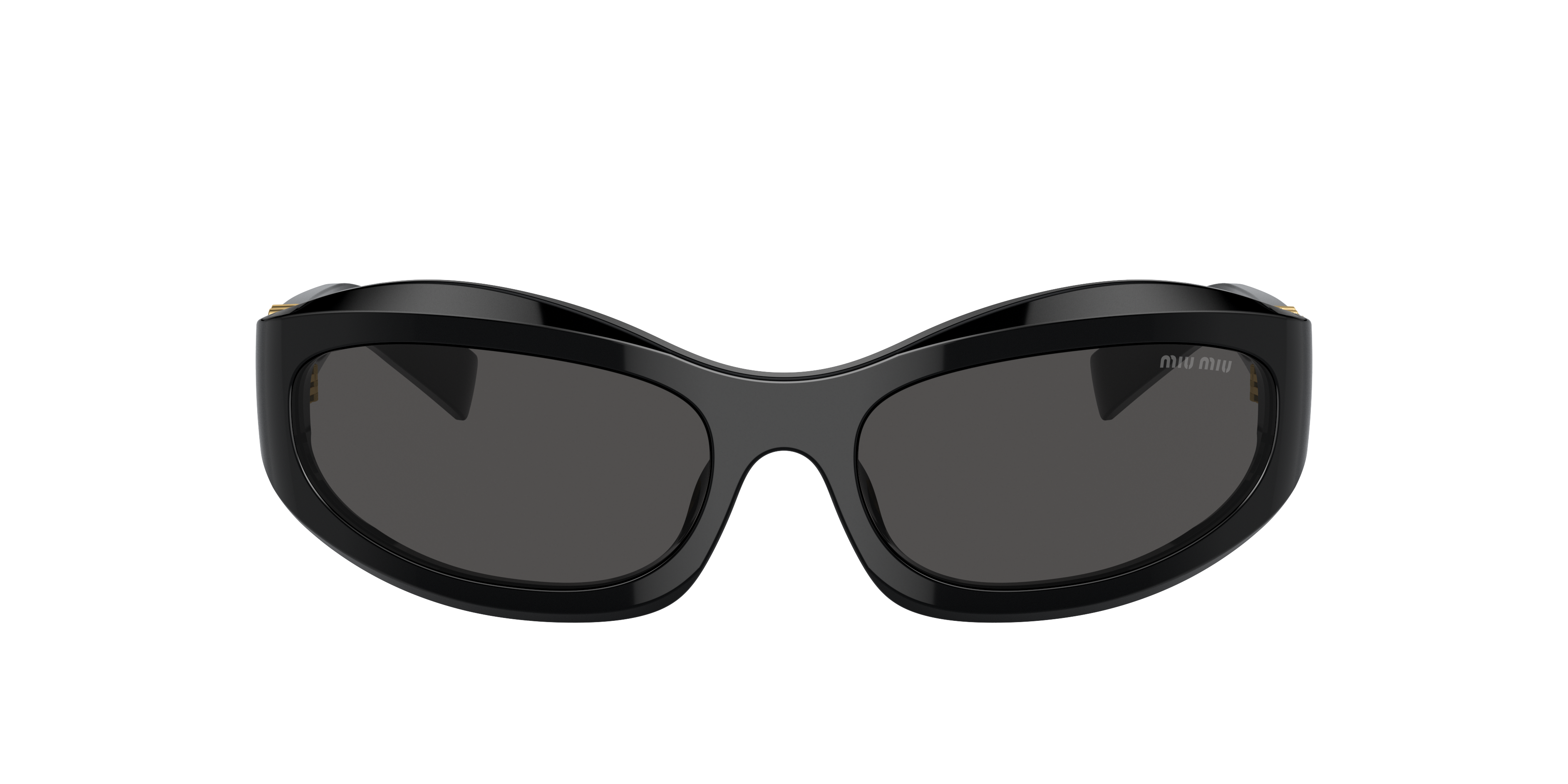 Miu Miu MU 14ZS S (59 - 17) with Grey lenses and Black frame