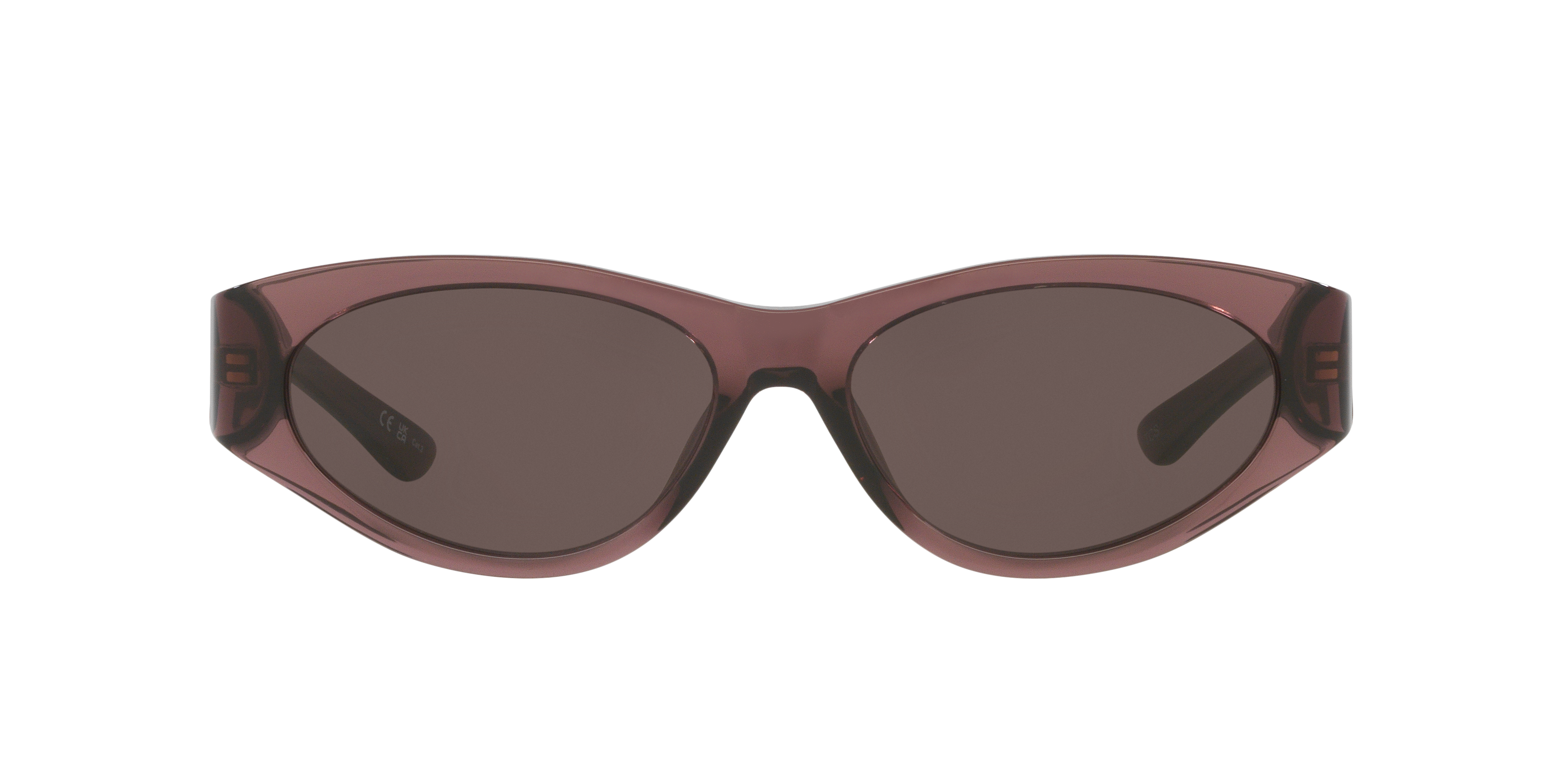 Balenciaga BB0367S XL (60 - 17) with Grey lenses and Violet frame
