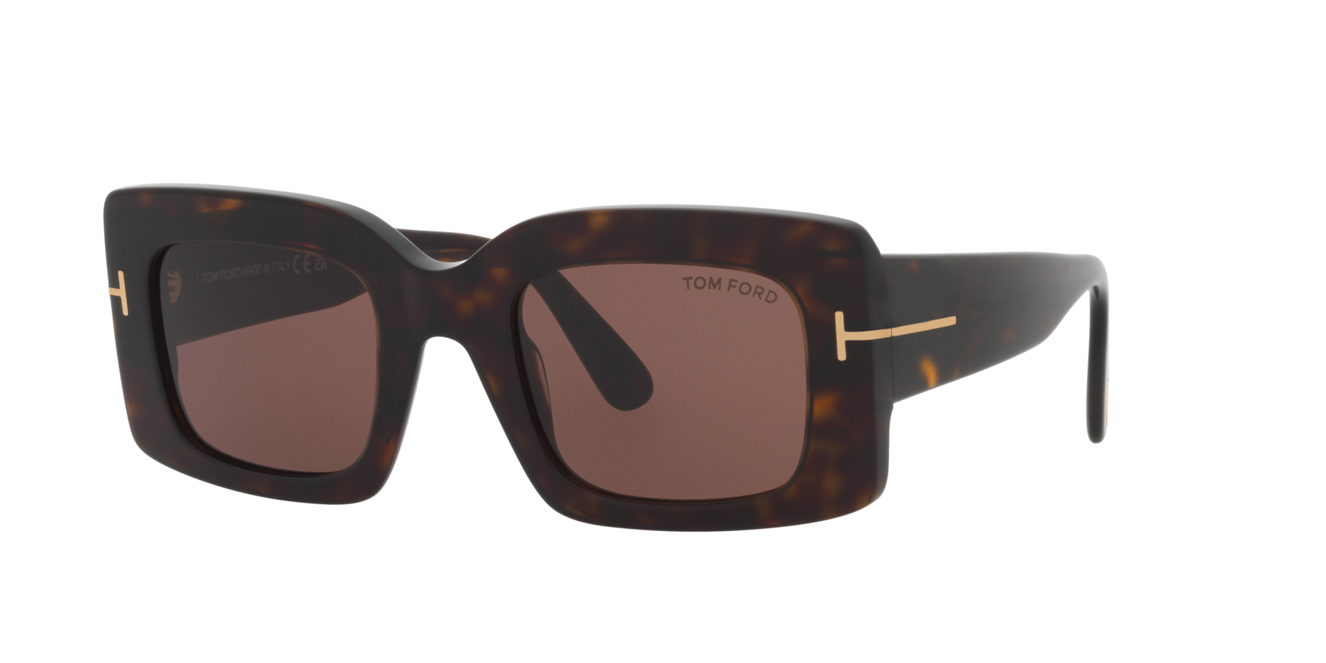 Tom Ford Brigitta XXL (50 - 24) met Bruin Brillenglazen en
