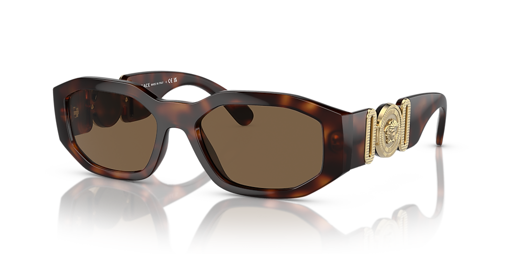 Versace Biggie M (53 - 18) with Brown lenses and Tortoise frame
