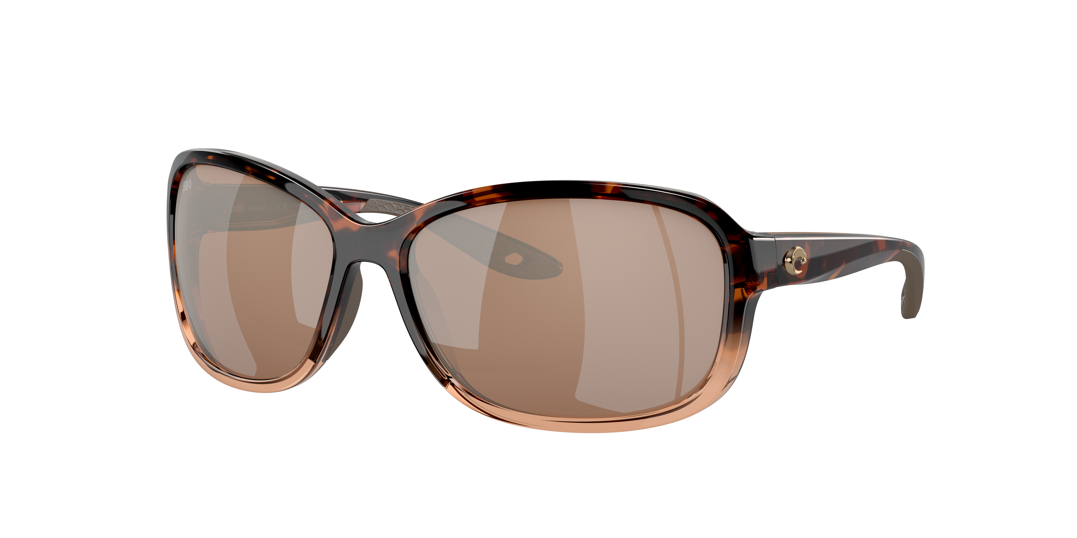 Costa Woman Sunglass Seadrift -  Frame color: Shiny Tortoise Fade, Lens color: Copper Silver Mirror
