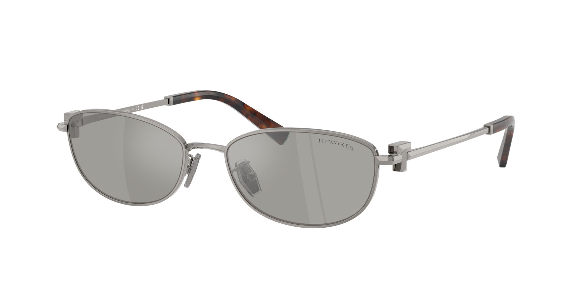 Tiffany & Co. Unisex Sunglass TF3115 -  Frame color: Gunmetal, Lens color: Light Grey Mirror Silver