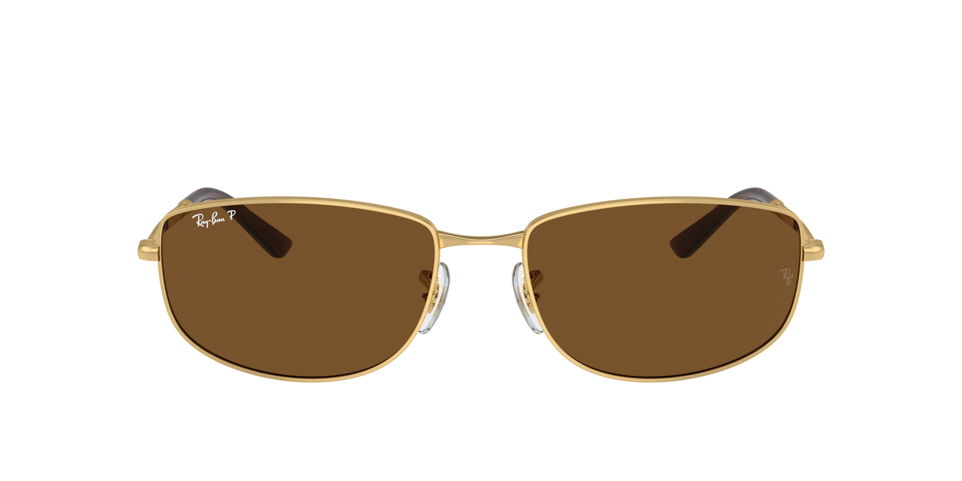 Ray-Ban RB3732 L (56 - 18) with Brown lenses and Gold frame