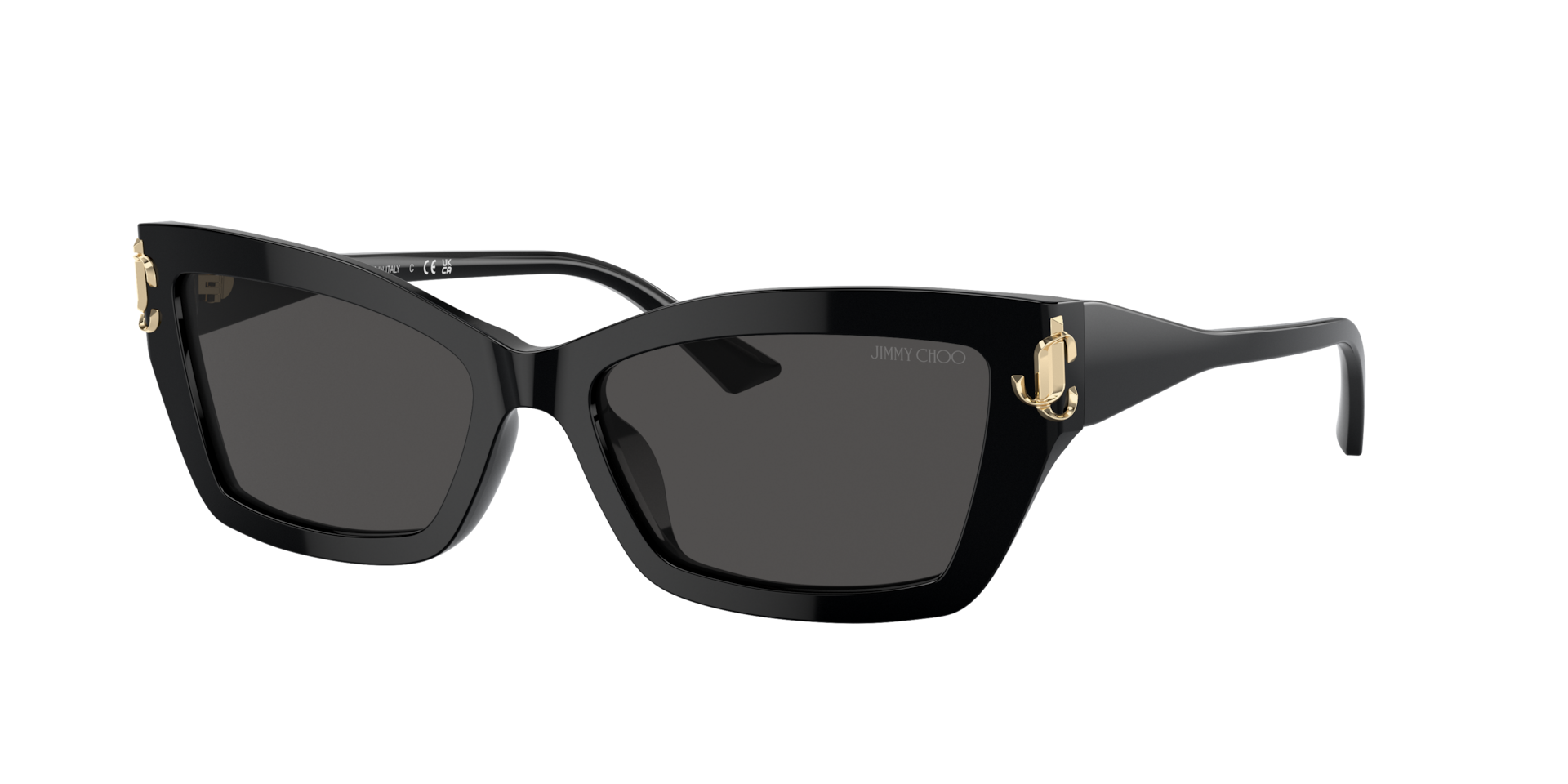 Jimmy Choo Mujer Gris Oscuro Sunglass Jc5011u - Color Del Marco: Negro, Color De La Lente: