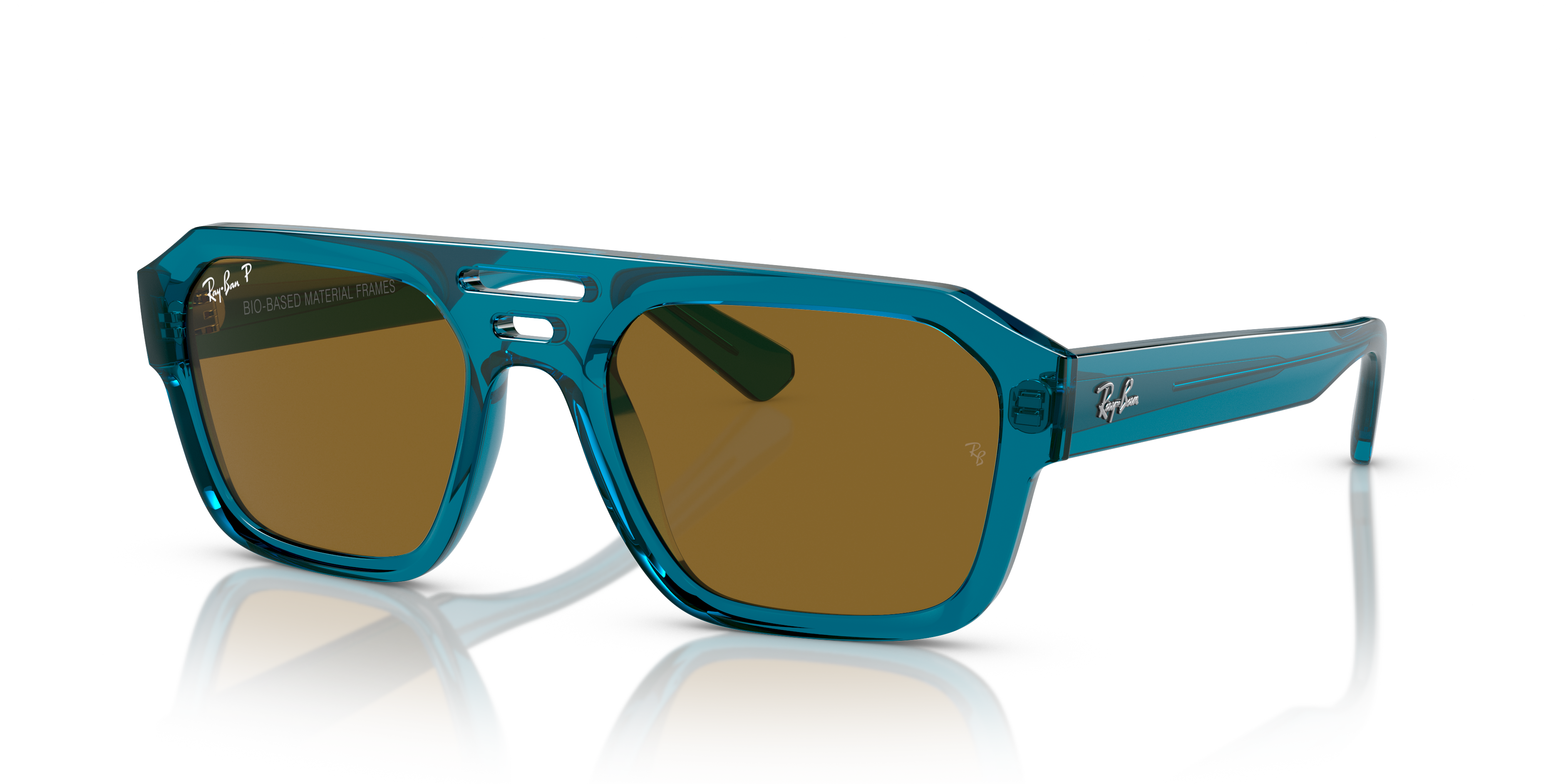 Ray-Ban Corrigan Bio-Based M (54 - 20) with Brown lenses and Blue