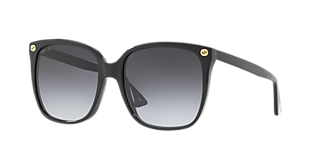 Gucci GG0632SA XL (56 - 18) with Grey lenses and Black frame