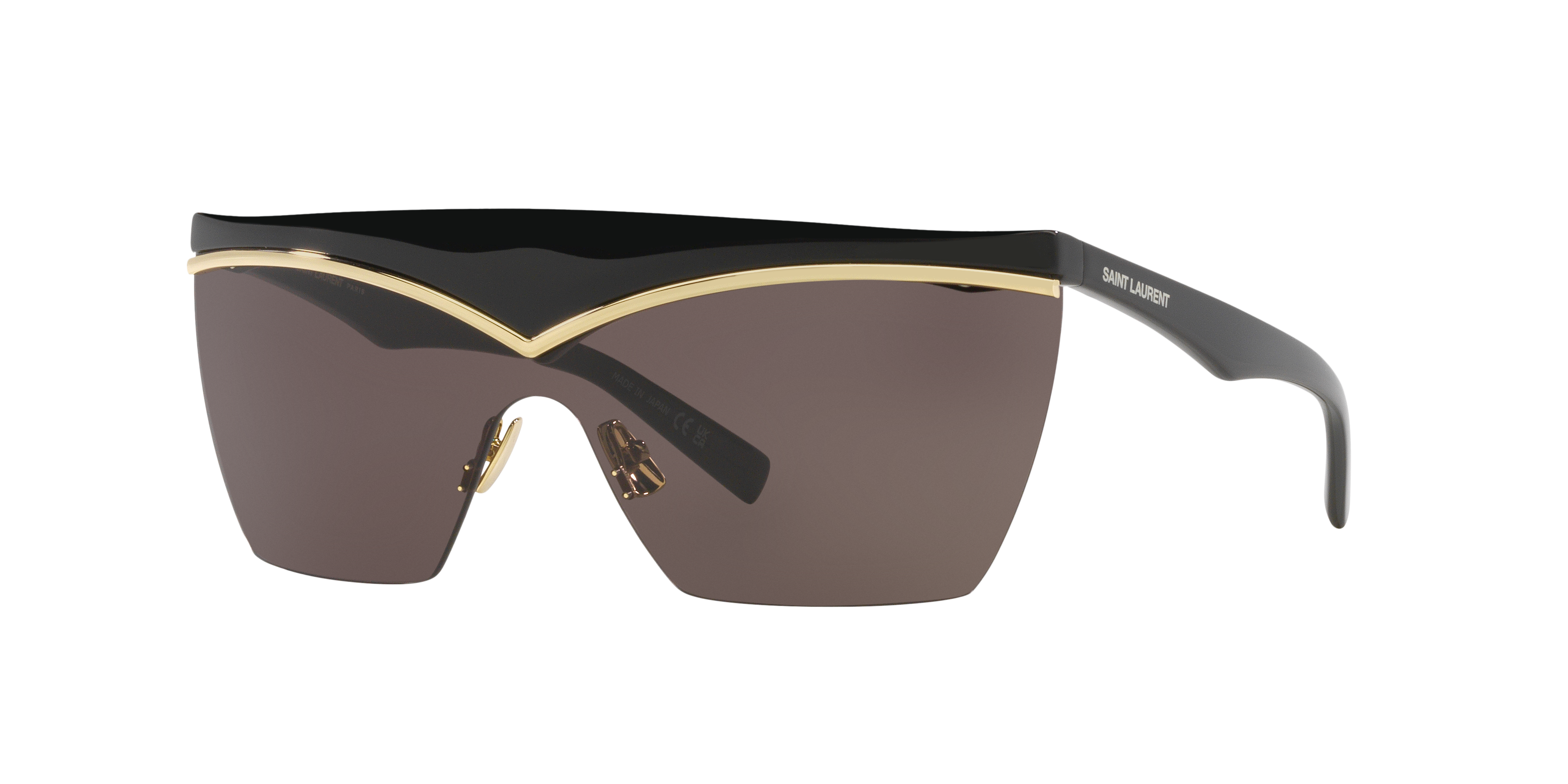 Saint Laurent SL 614 Mask XXL (90 - 190) with Black lenses and