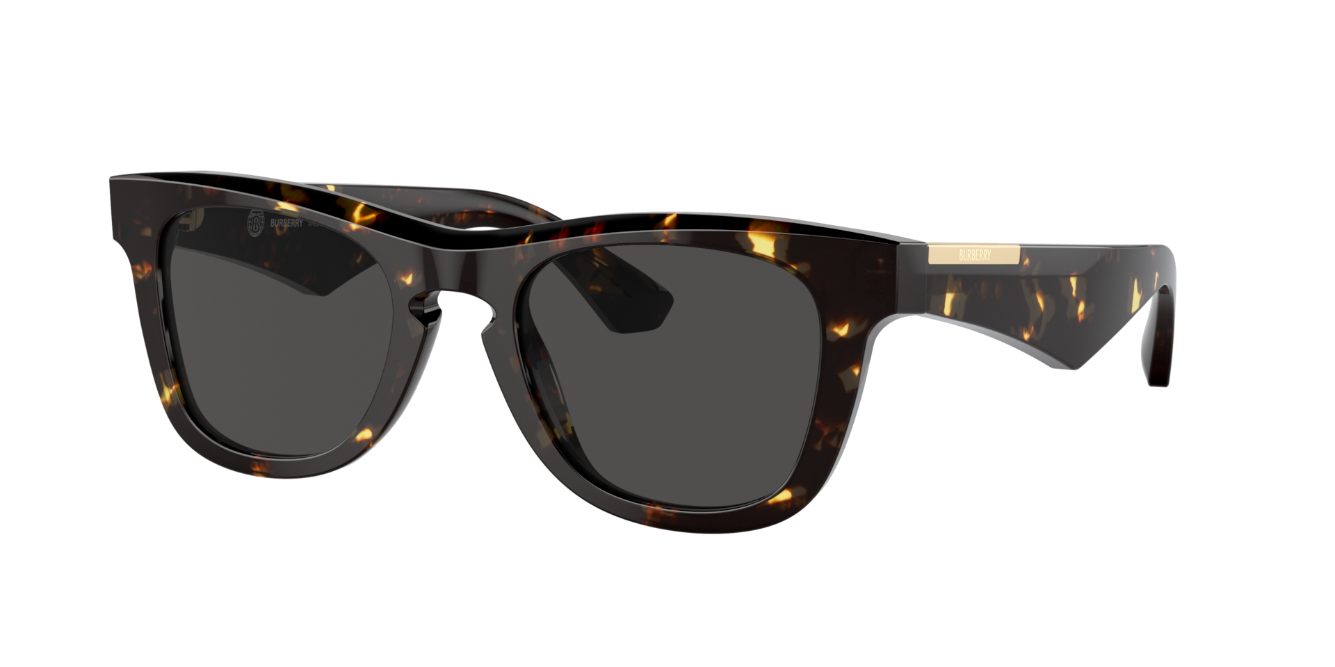 Burberry BE4426 S (50 - 21) com Lentes Cinza e Armação Marrom