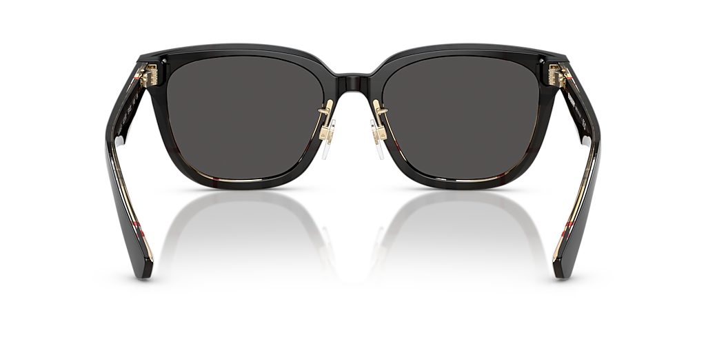 Burberry BE4446D XL (57 - 20) with Grey lenses and Black frame
