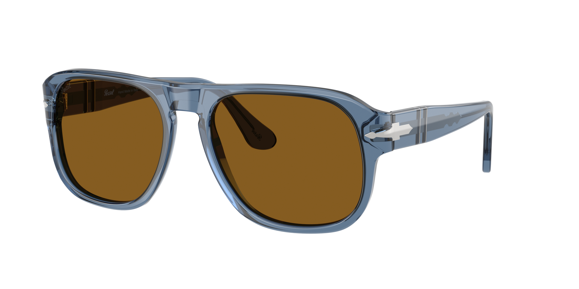 Persol Unisex Sunglass PO3310S - Jean - Couleur du Monture Bleu marine transparent Couleur de Lentille Brun 212 €