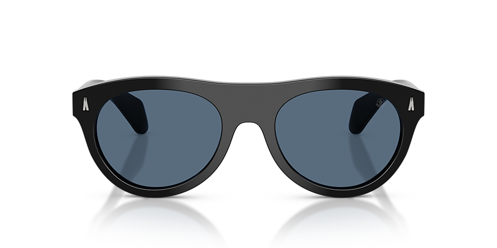 Moncler ME6022U SPLASH M (53 - 20) with Blue lenses and Black