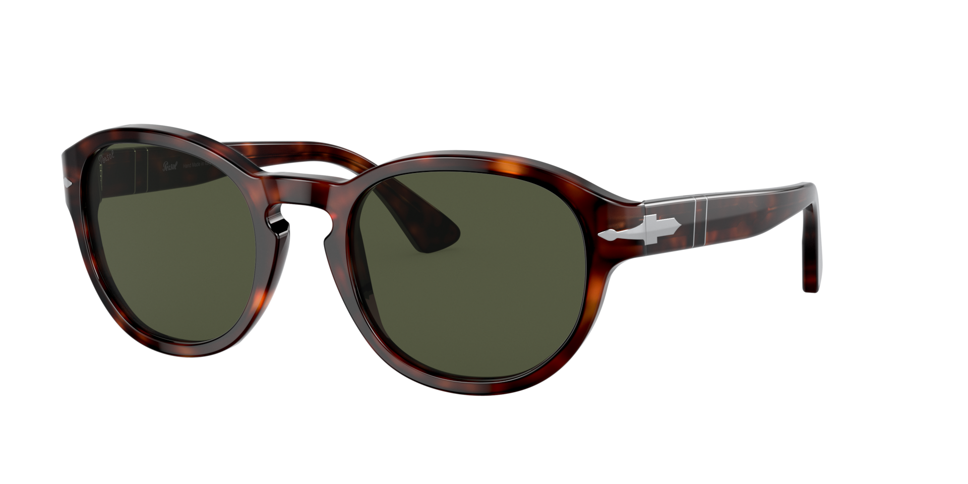 Persol Unisex Sunglass PO3304S - Couleur du Monture Havana Couleur de Lentille Vert 110 €