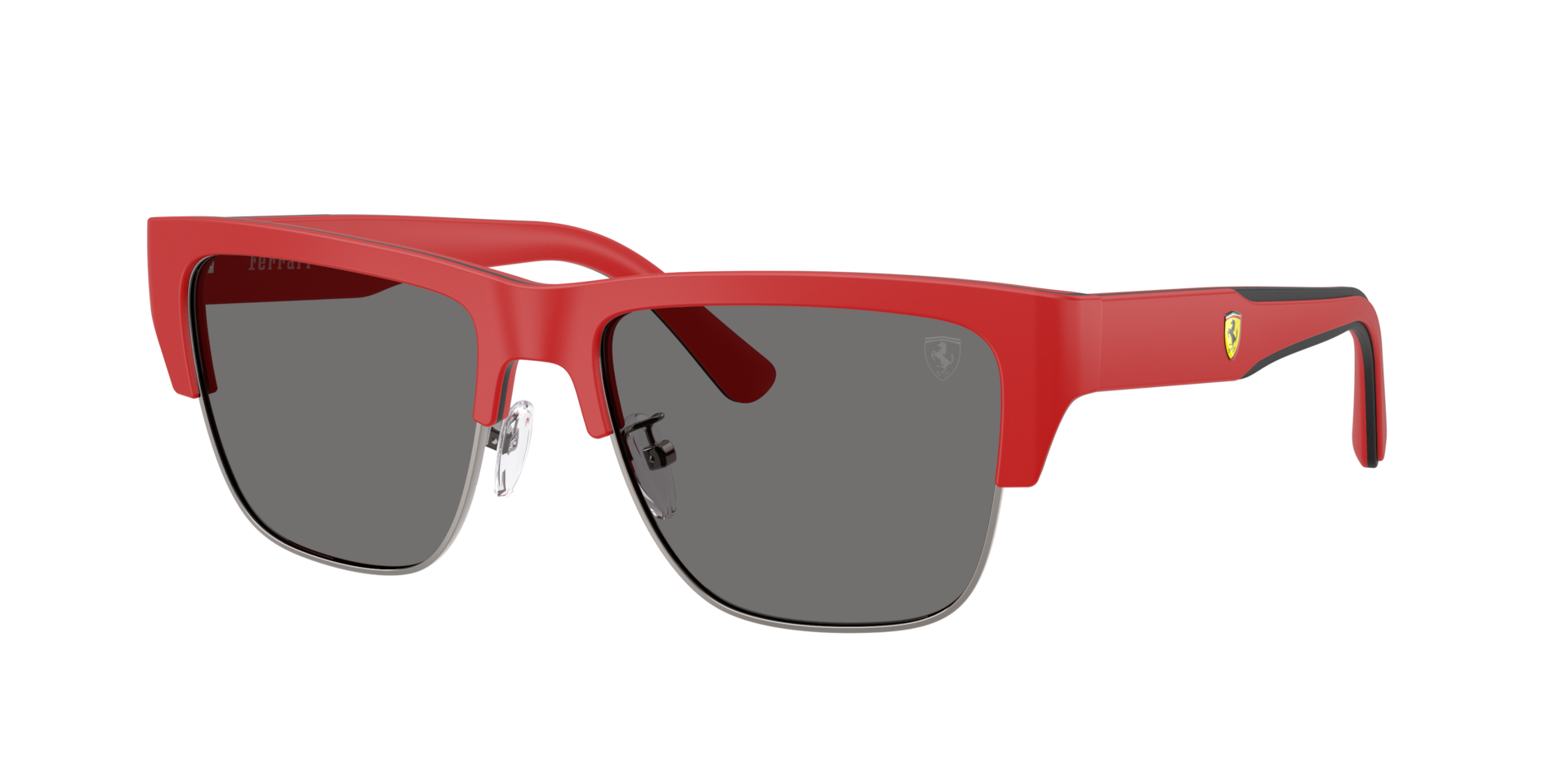 SCUDERIA FERRARI Man Sunglasses FZ6026  -  Frame color: Red/Black, Lens color: Dark Grey Polarized