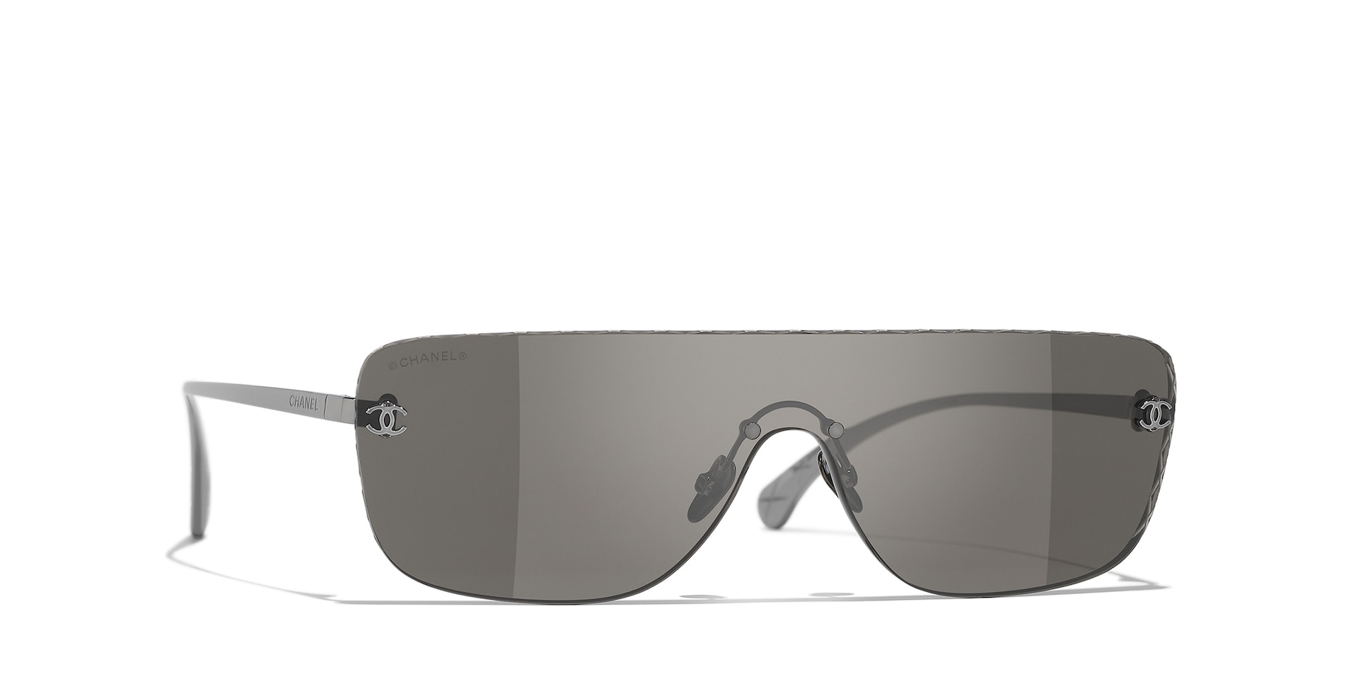 Chanel Shield Sunglasses CH4293 XL (0 - 140) with Brown lenses and