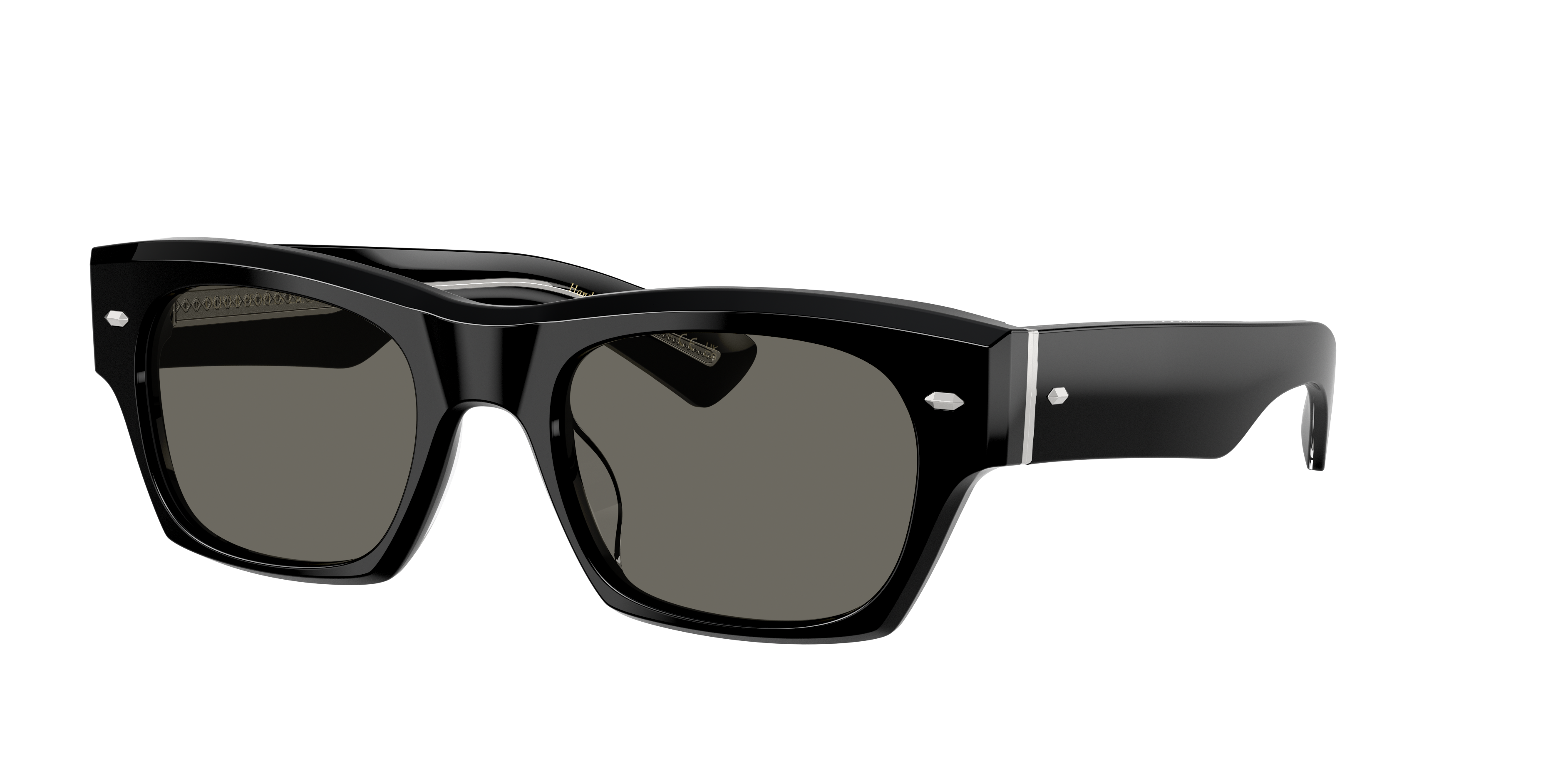Oliver Peoples Unisex Sunglass OV5514SU Kasdan 18K -  Frame color: Black, Lens color: Carbon Grey
