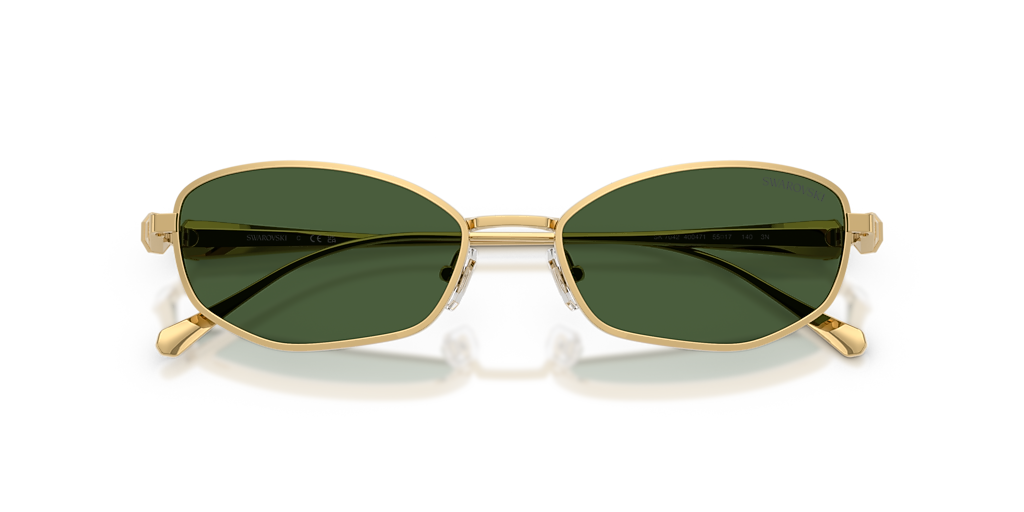 Swarovski SK7042 S (55 - 17) with Green lenses and Gold  display picture 1
