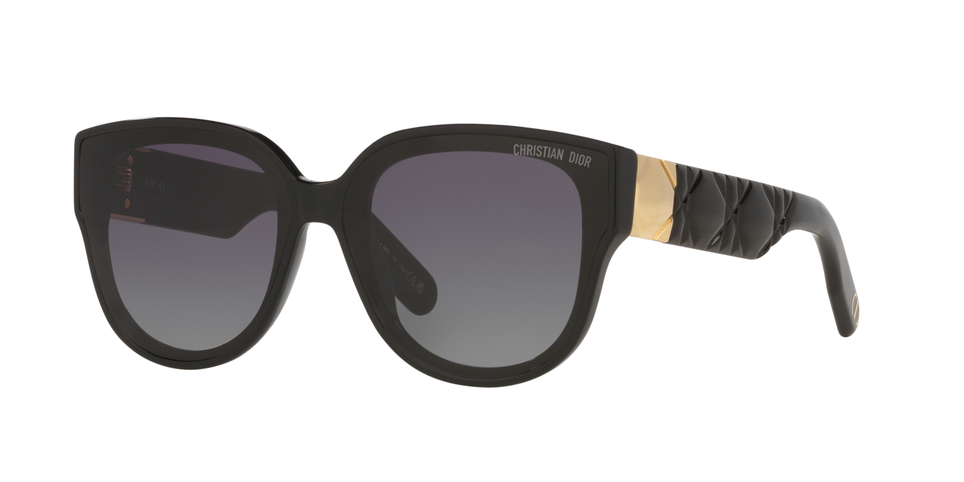 DIOR Woman Sunglass Cd40164I -  Frame color: Black, Lens color: Grey Gradient