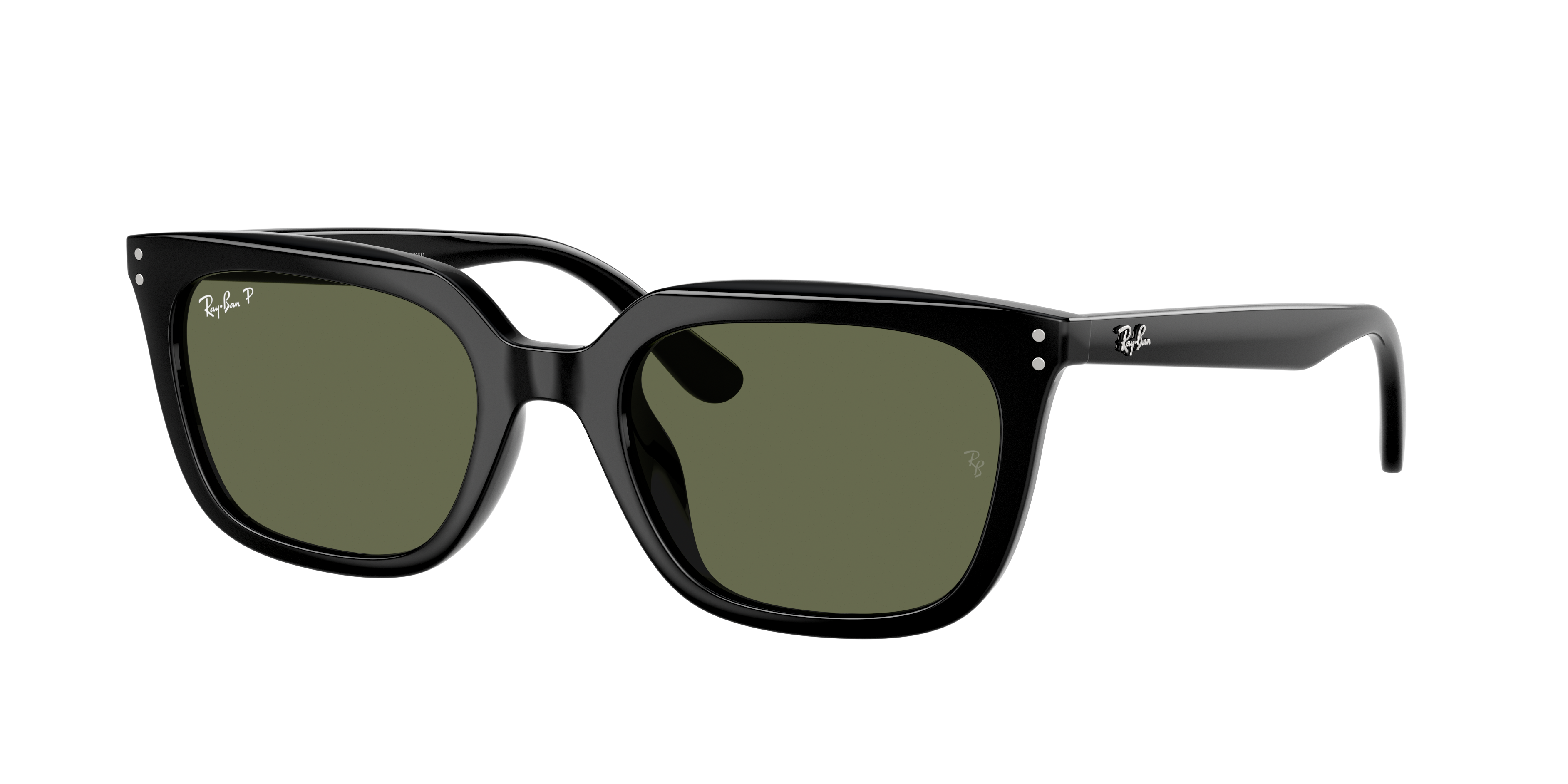 RayBan サングラス 4439D 901/87 54-21 ユニセックス Ray-Ban RB4439D L (54 - 21) with Green lenses and Black frame