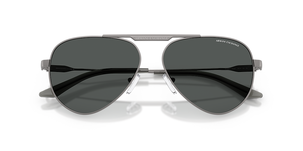 Armani Exchange AX2060S L (58 - 14) with Grey lenses and Grey