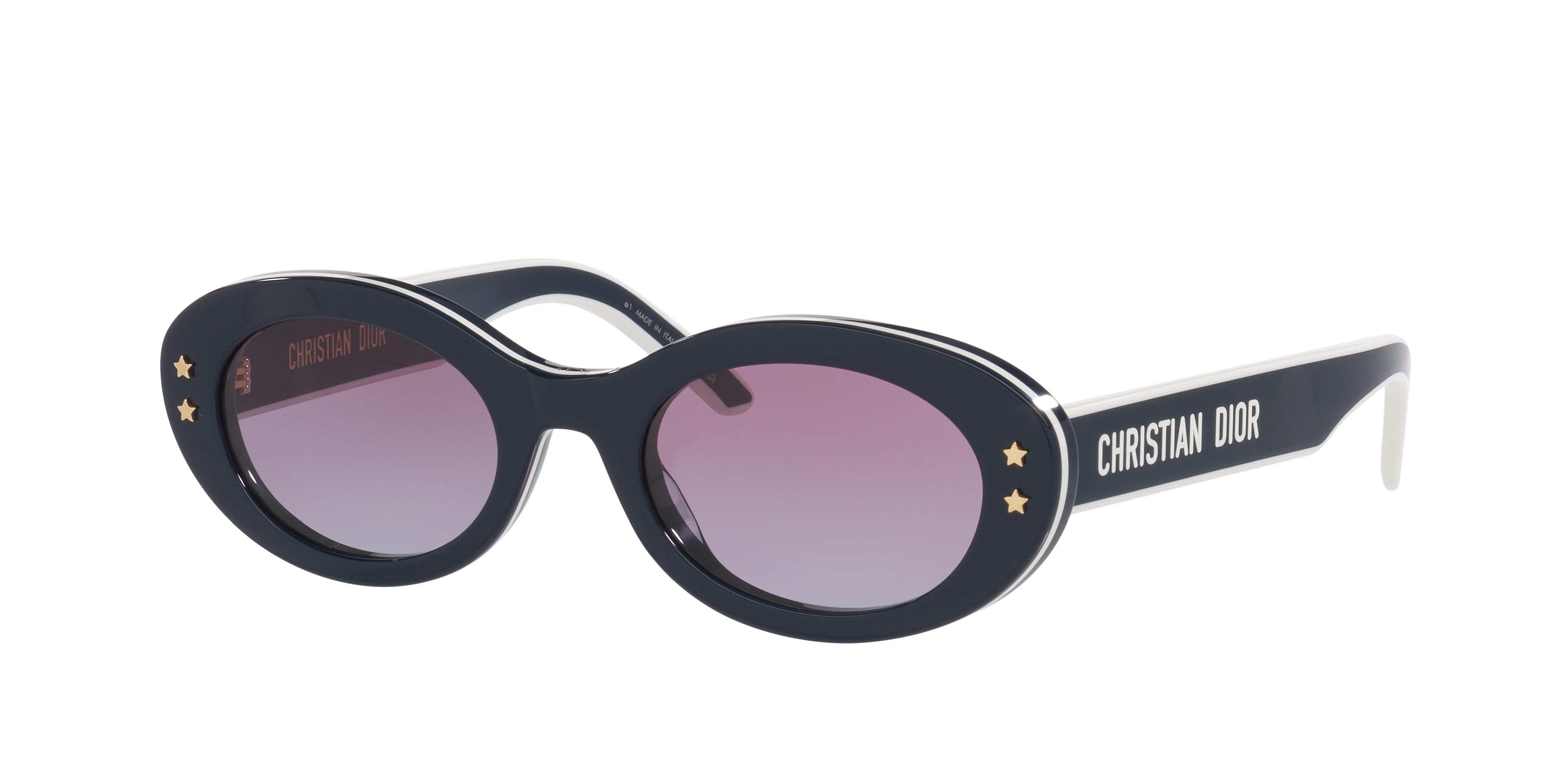DIOR Woman Sunglass Diorpacific B4I -  Frame color: Blue, Lens color: Red Gradient