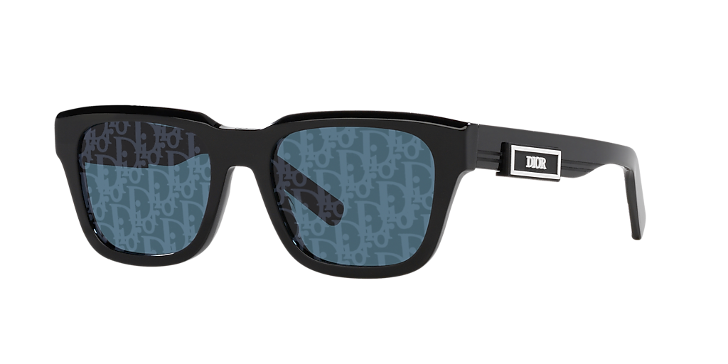 DIOR DiorB23 S1I XXS (53 - 19) with Blue lenses and Black frame