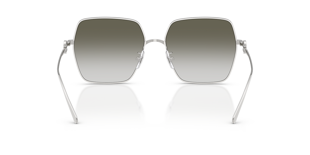 Tory Burch TY6118D XL (58 - 16) with Green lenses and Silver frame