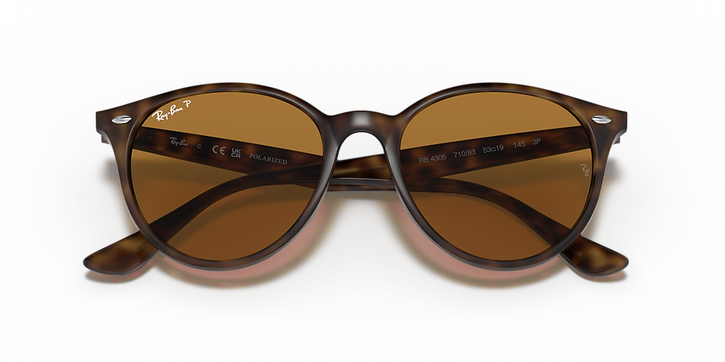 Ray-Ban RB4305 M (53 - 19) with Brown lenses and Tortoise frame