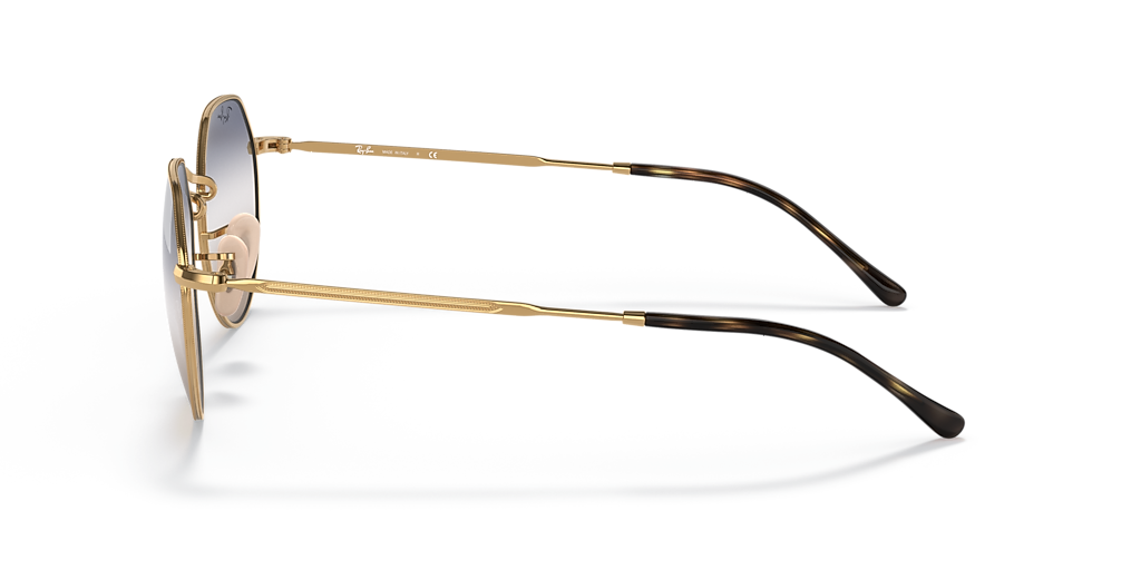Ray-Ban Jack L (53 - 20) with Transparent lenses and Gold frame
