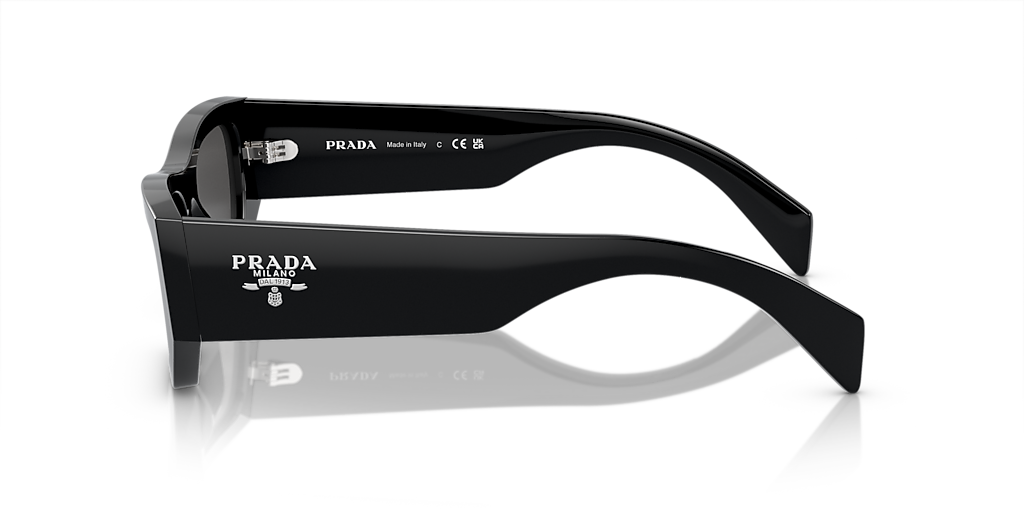 Prada PR A01S M (53 - 20) with Grey lenses and Black frame
