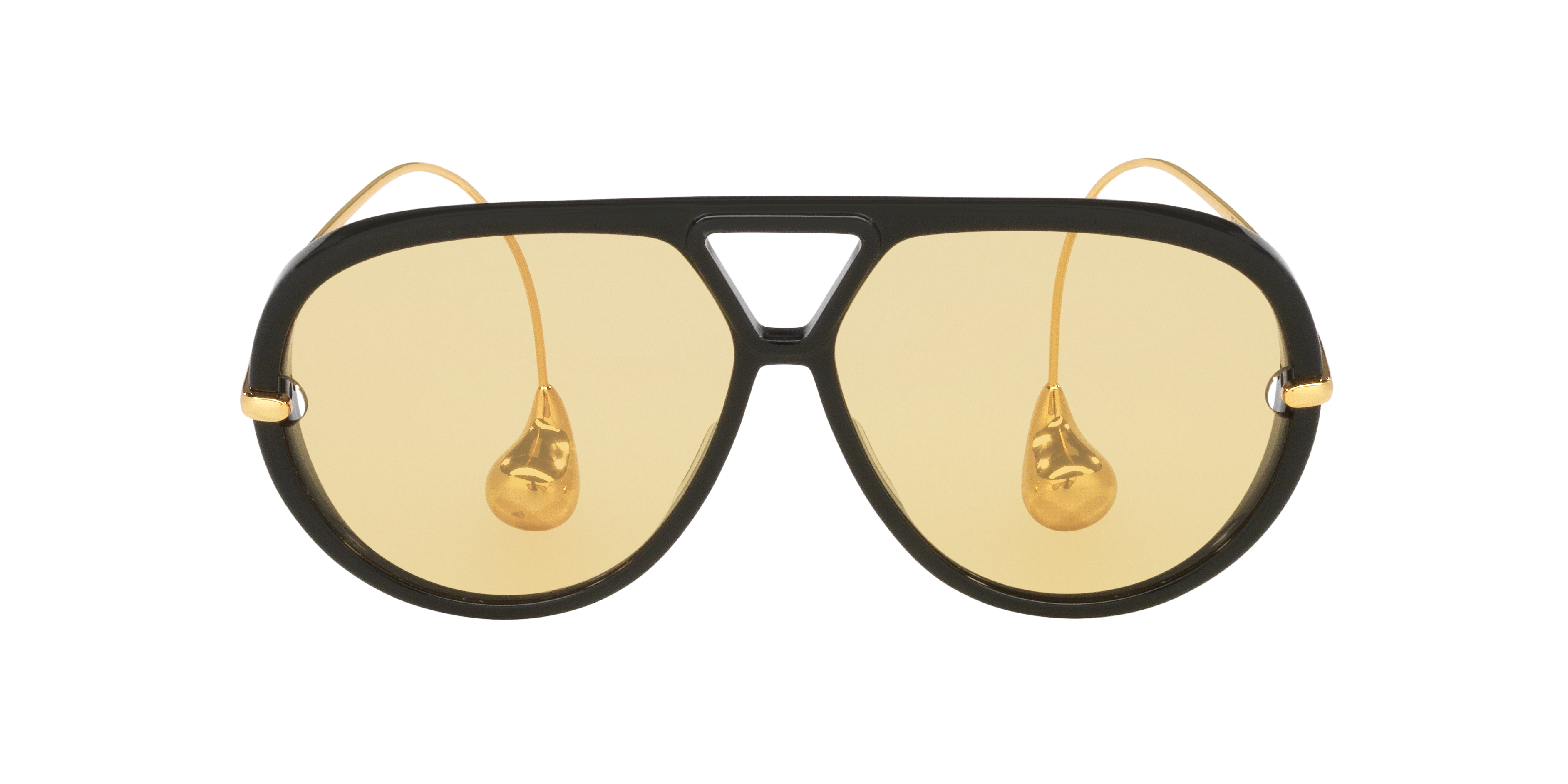 Bottega Veneta BV1273S XXL (63 - 12) with Yellow lenses and Black