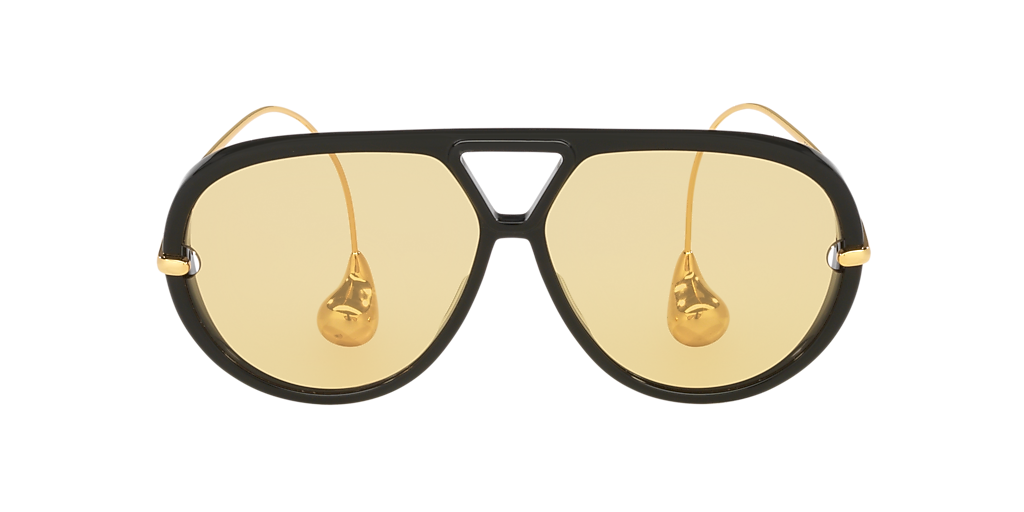 Bottega Veneta BV1273S XXL (63 - 12) with Yellow lenses and Black