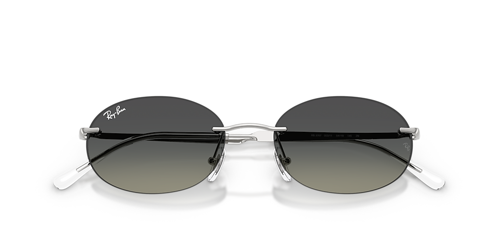 Ray-Ban RB3767 S (54 - 18) with Grey lenses and Silver frame