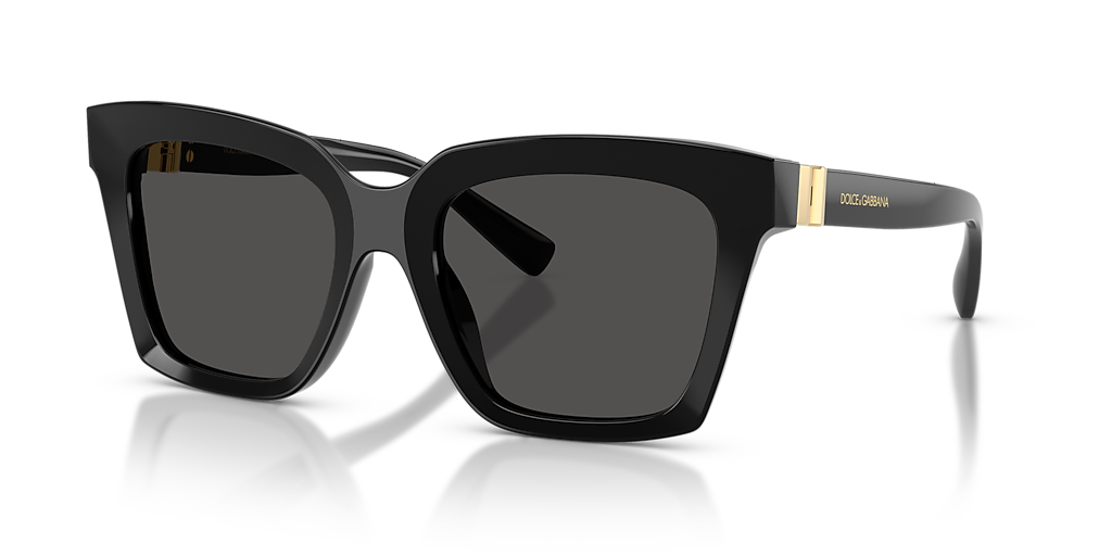 Dolce&Gabbana DG4498 M (55 - 20) with Grey lenses and Black frame