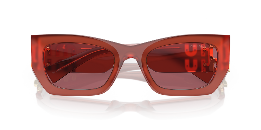 Miu Miu MU 09WS XL (53 - 22) with Violet lenses and Red frame